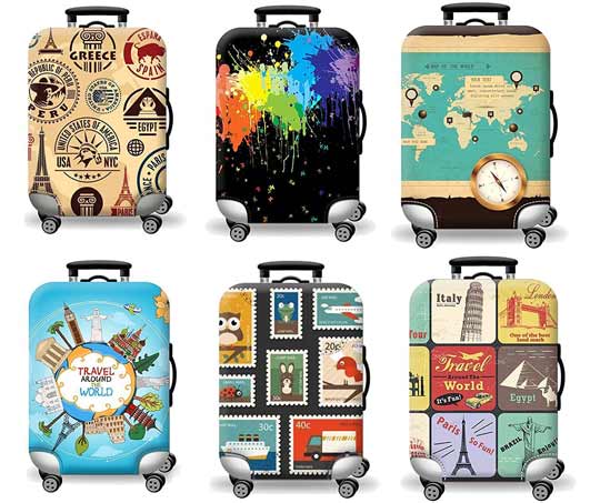 varía de colores Cubierta de equipaje Jonah Bolsos y monederos Equipaje y viajes Maletas con ruedas 